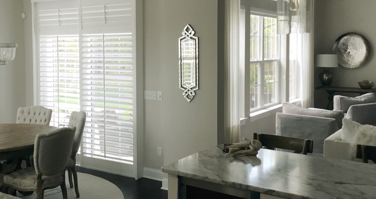 Houston kitchen sliding glass door shutters